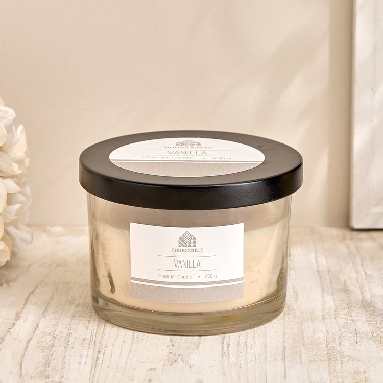 Essentials Lumera Vanilla Scented Jar Candle