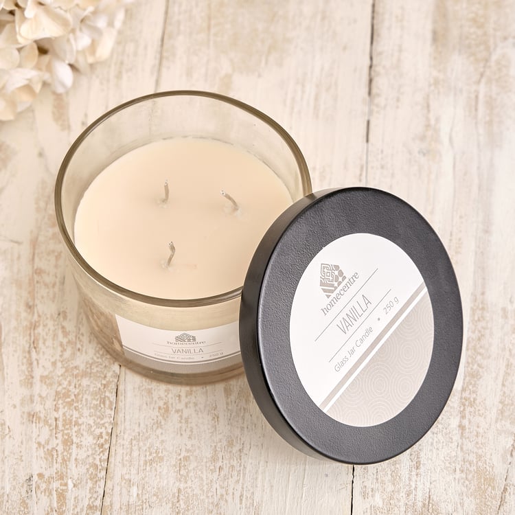 Essentials Lumera Vanilla Scented Jar Candle