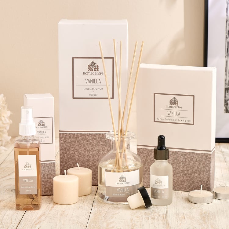 Essentials Lumera Set of 6 Vanilla Scented Votive Candles