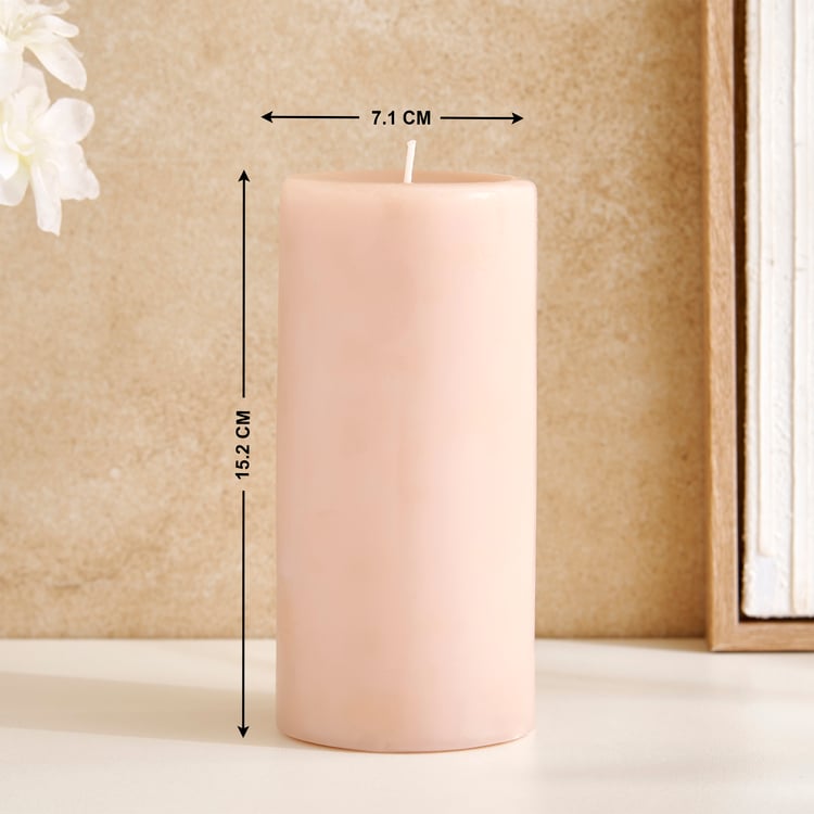 Essentials Lumera Marine Oudh Scented Pillar Candle