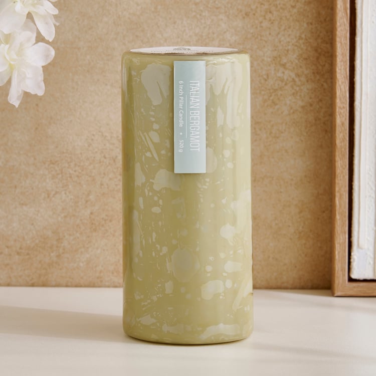 Essentials Lumera Apurva Italian Bergamot Scented Pillar Candle