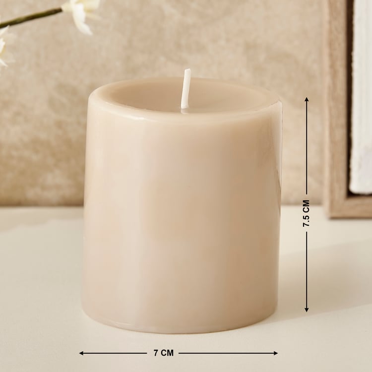 Essentials Lumera Cotton Linen Scented Pillar Candle
