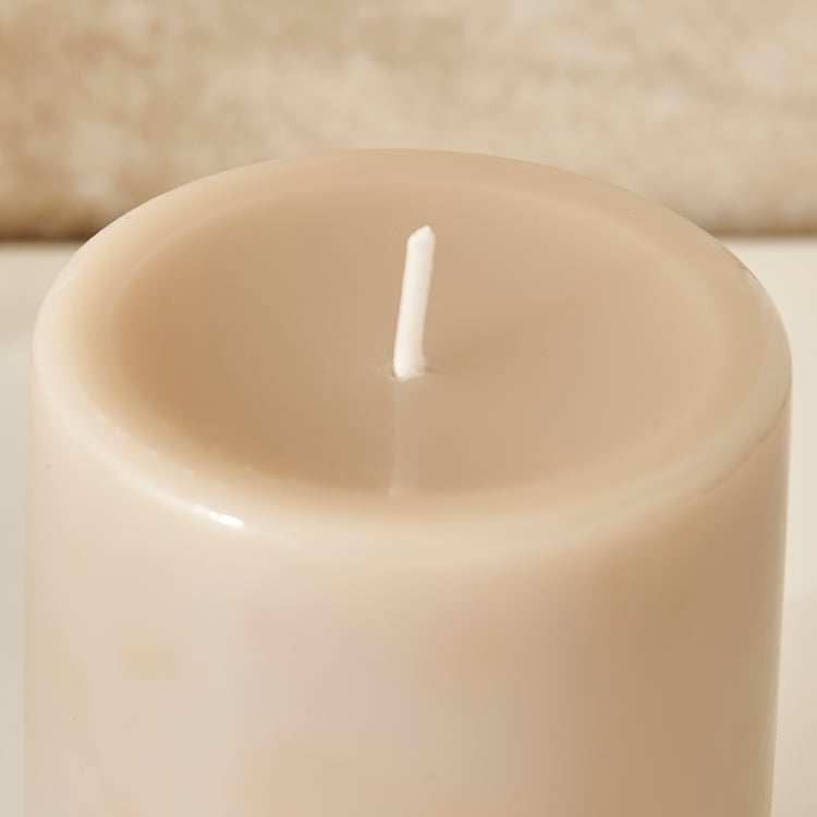Essentials Lumera Cotton Linen Scented Pillar Candle