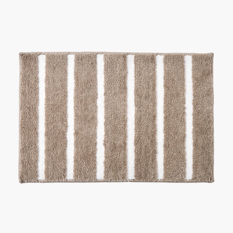 Bask Sail Striped Anti-Slip Bath Mat - 60x40cm