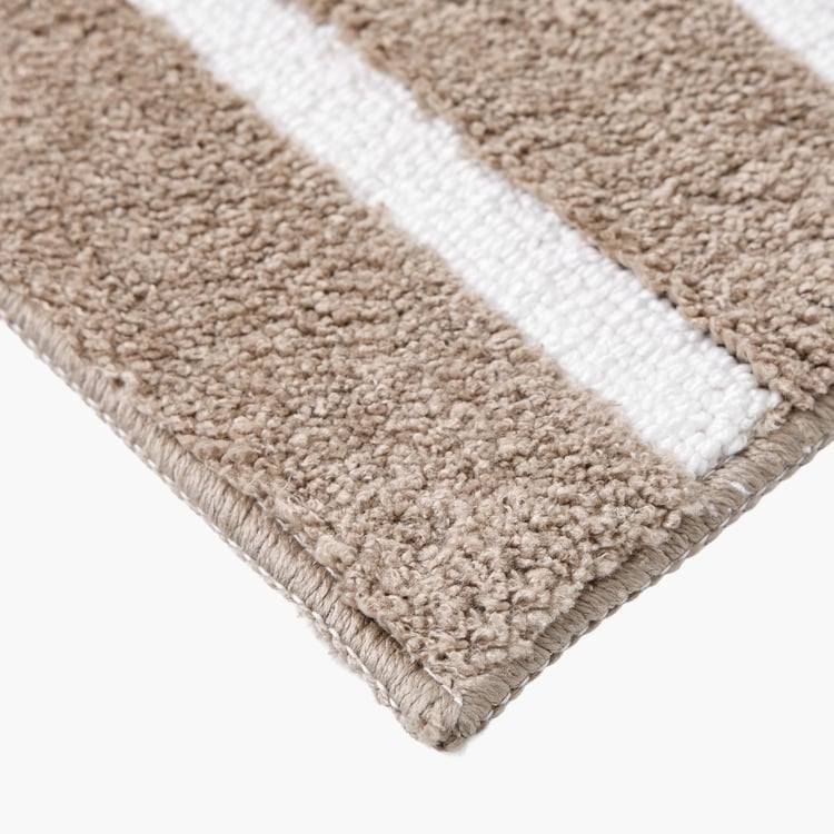 Bask Sail Striped Anti-Slip Bath Mat - 60x40cm