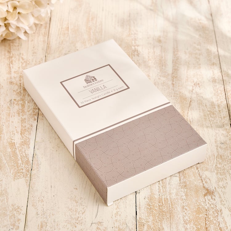 Essentials Lumera Set of 30 Vanilla Scented T-Light Candles