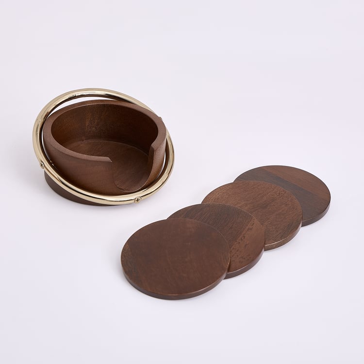 Nuqta 4Pcs Coasters with Ring