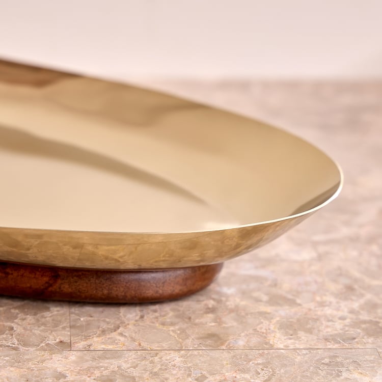 Nuqta Gifts Riga Stainless Steel Decorative Platter