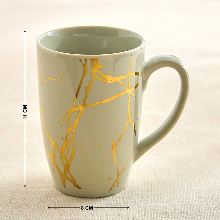 Corsica Marble Set of 2 Porcelain Coffee Mugs - 280ml