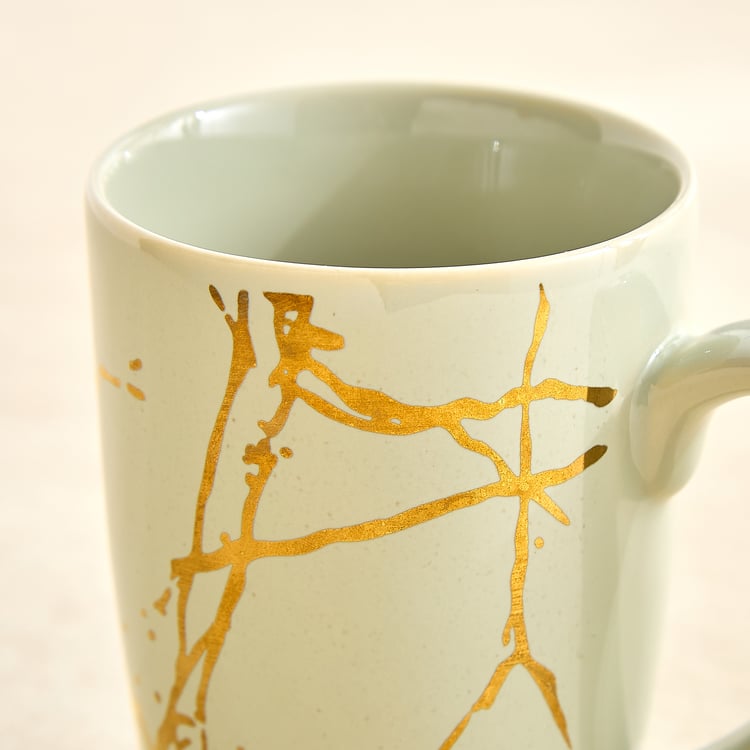 Corsica Marble Set of 2 Porcelain Coffee Mugs - 280ml