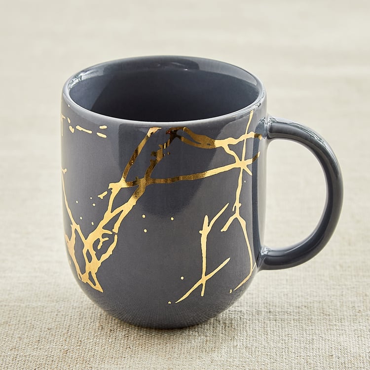 Corsica Marble Set of 4 Porcelain Coffee Mugs - 230ml