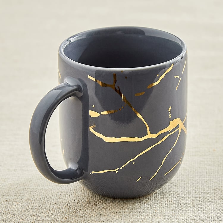 Corsica Marble Set of 4 Porcelain Coffee Mugs - 230ml