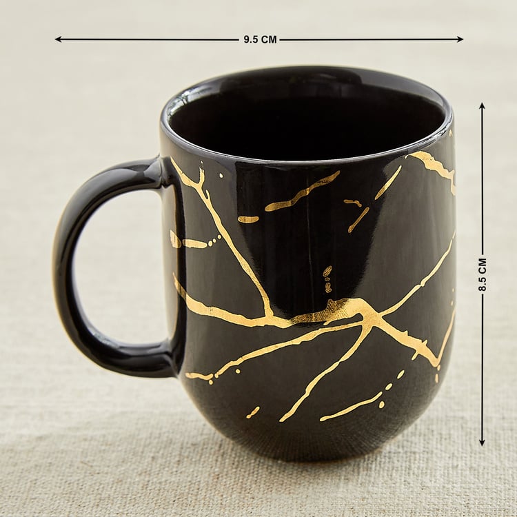 Corsica Marble Set of 4 Porcelain Coffee Mugs - 230ml