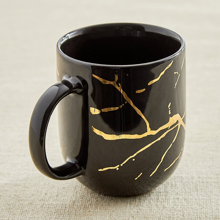 Corsica Marble Set of 4 Porcelain Coffee Mugs - 230ml