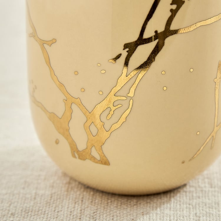 Corsica Marble Set of 4 Porcelain Coffee Mugs - 230ml