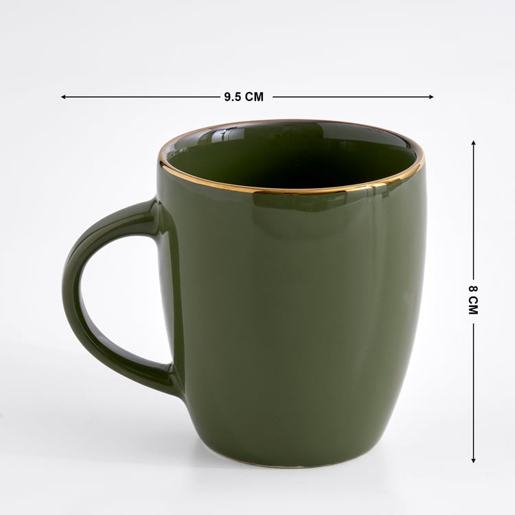 Corsica Alton Set of 6 Porcelain Coffee Mugs - 180ml