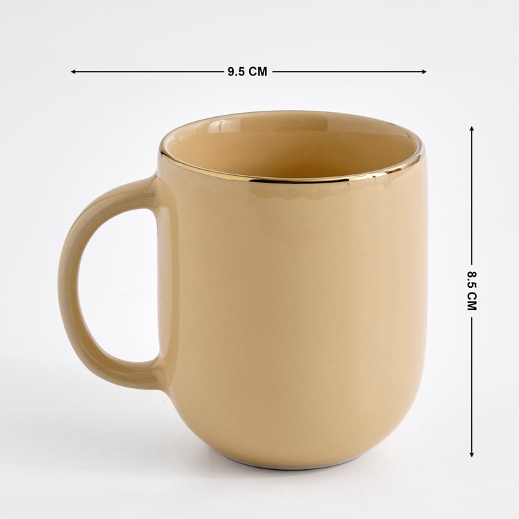 Corsica Alton Set of 6 Porcelain Coffee Mugs - 230ml