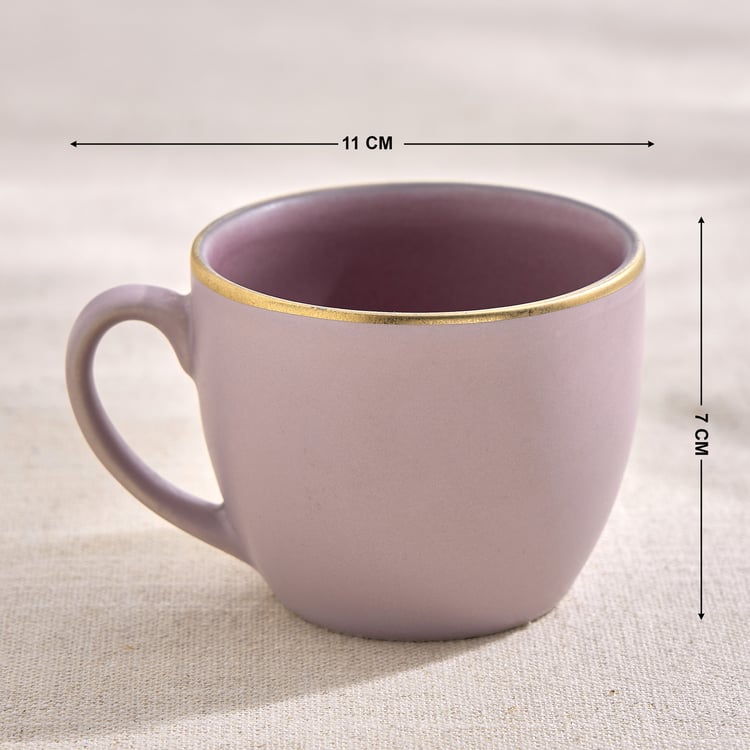 Corsica Dual Tone Set of 2 Porcelain Mugs - 220ml