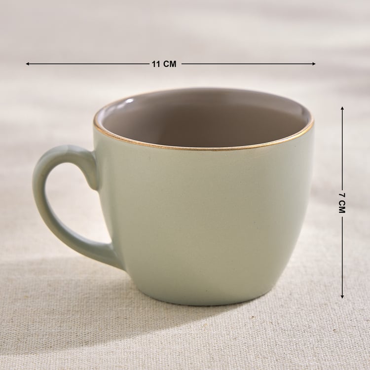 Corsica Dual Tone Set of 2 Porcelain Mugs - 220ml