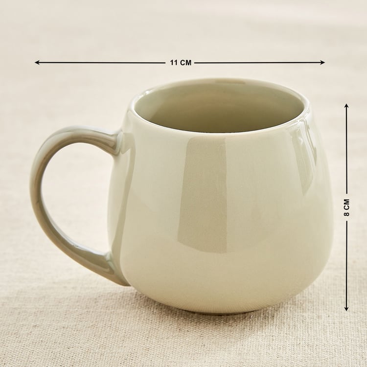 Corsica Coupe Set of 2 Porcelain Coffee Mugs - 310ml