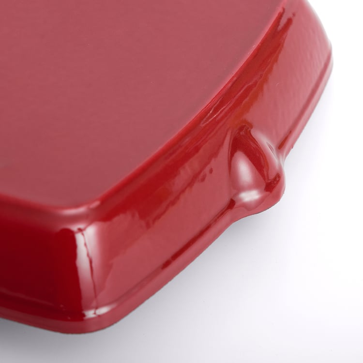 Terra Tales Sally Enamelled Cast Iron Grill Pan with Sleeve