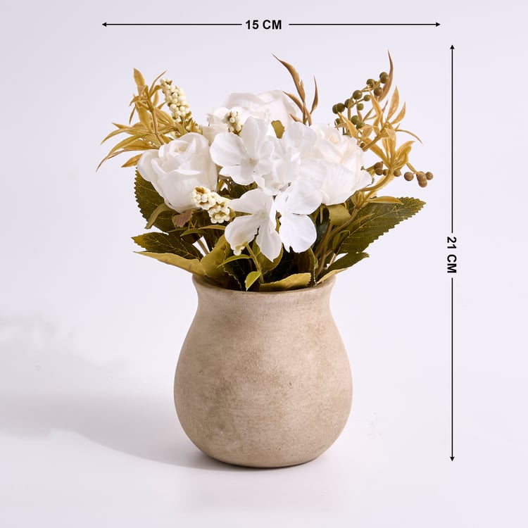 Lets Garden Floris Artificial Flowers in Ceramic Pot