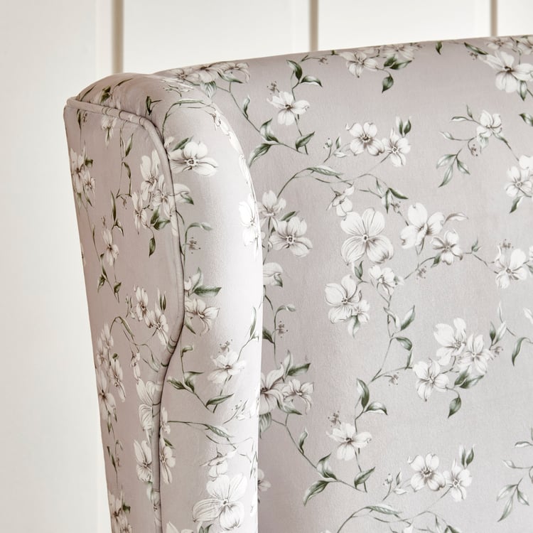 Ashford Fabric Wing Chair with Cushion - Taupe