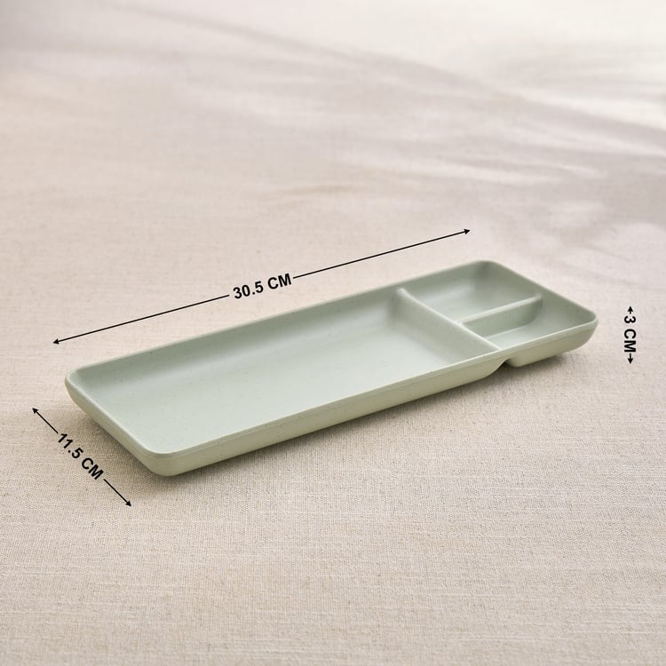 Corscia Melamine Chip and Dip Platter - 30.5x11.5x3cm