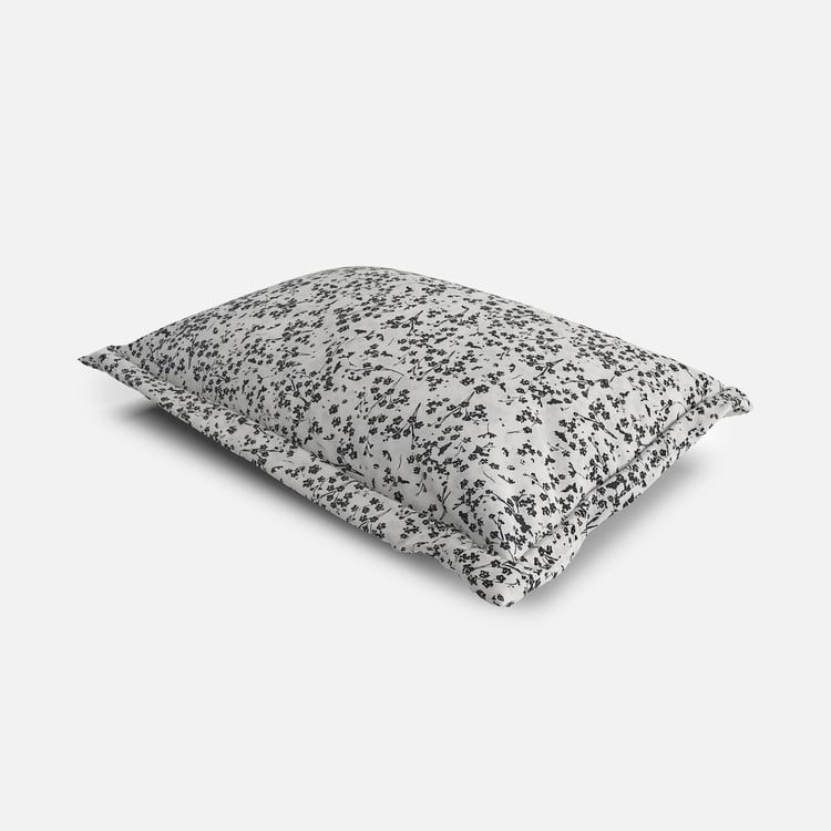 Ezra Rena Set of 2 Floral Print Pillow Covers - 70x45cm