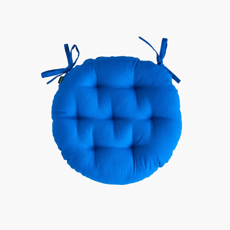 SKANDA FAB Set of 6 Cotton Cushion Chair Pads - 40x40cm
