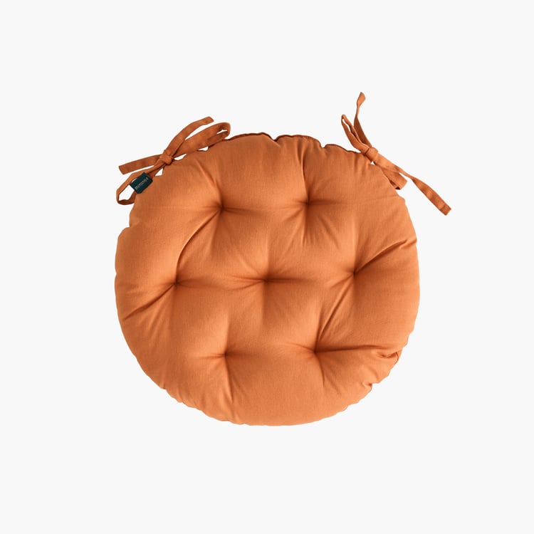 SKANDA FAB Set of 6 Cotton Cushion Chair Pads - 40x40cm