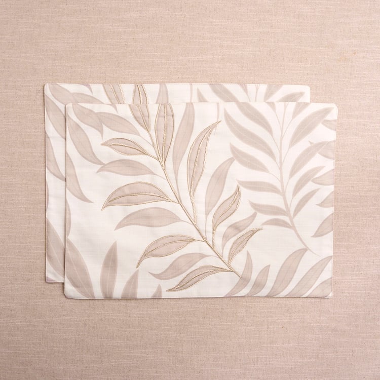 Drake Oplnce Botanica Set of 2 Embroidered Placemats