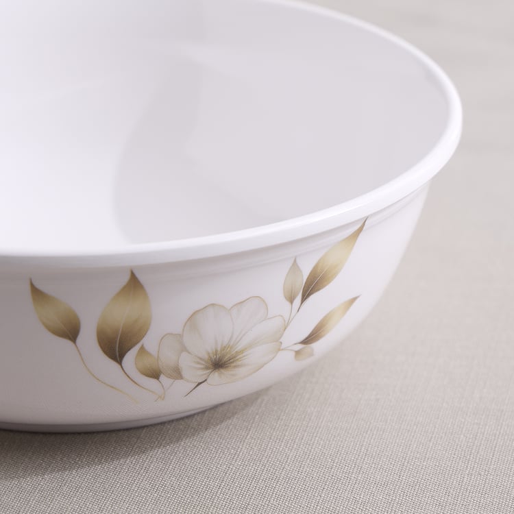Meadows Theme Melamine Floral Print Serving Bowl with Lid - 1.4L