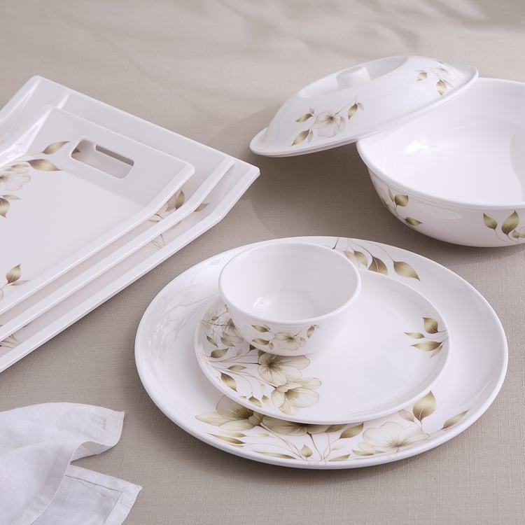 Meadows Gold Melamine Printed Serving Tray - 23x17cm