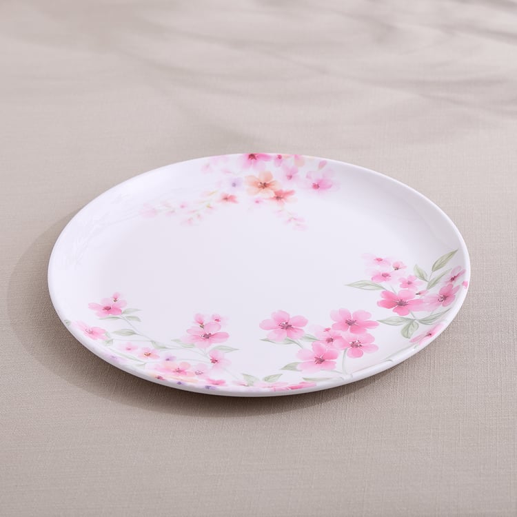 Meadows Decal Melamine Floral Print Dinner Plate - 28cm