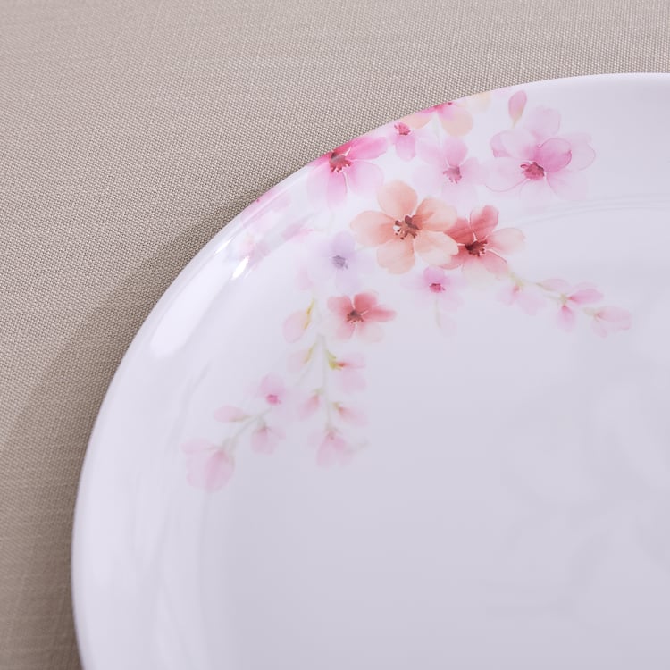 Meadows Decal Melamine Floral Print Dinner Plate - 28cm