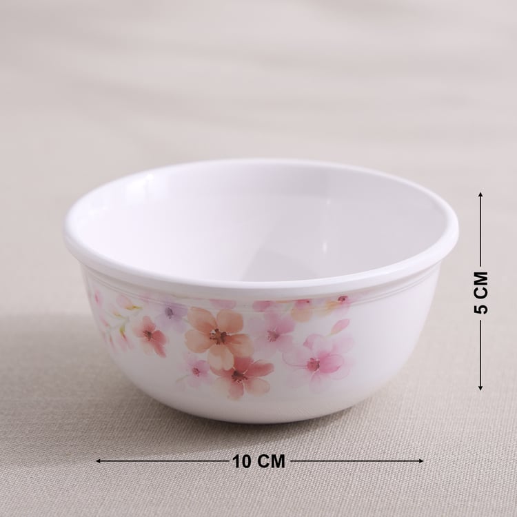 Meadows Decal Melamine Floral Print Katori - 250ml