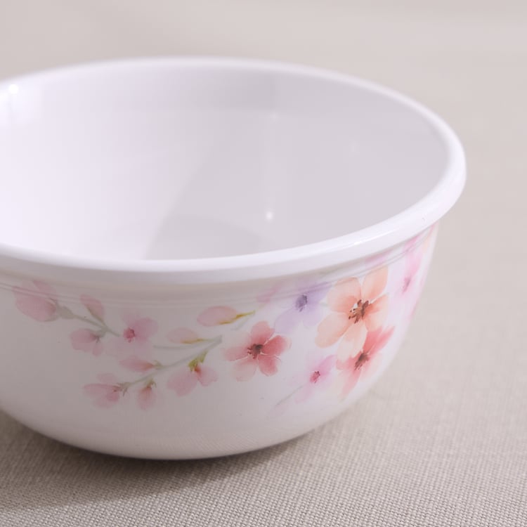 Meadows Decal Melamine Floral Print Katori - 250ml