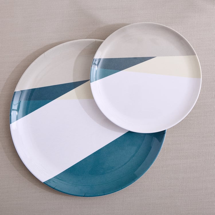 Meadows Decal Melamine Printed Dinner Plate - 28cm