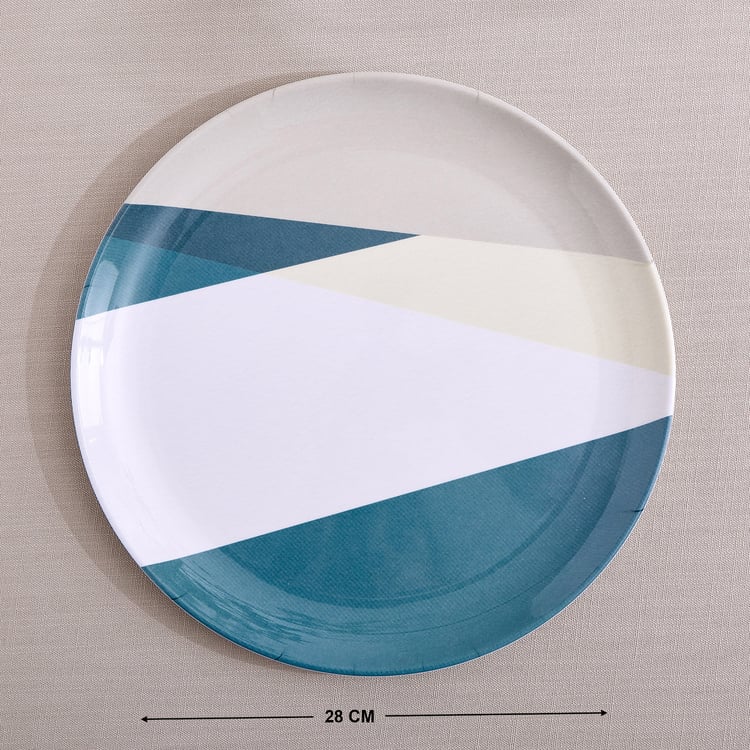 Meadows Decal Melamine Printed Dinner Plate - 28cm