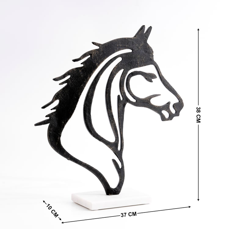 Mineral Arbor Aluminium Horse Figurine - Small