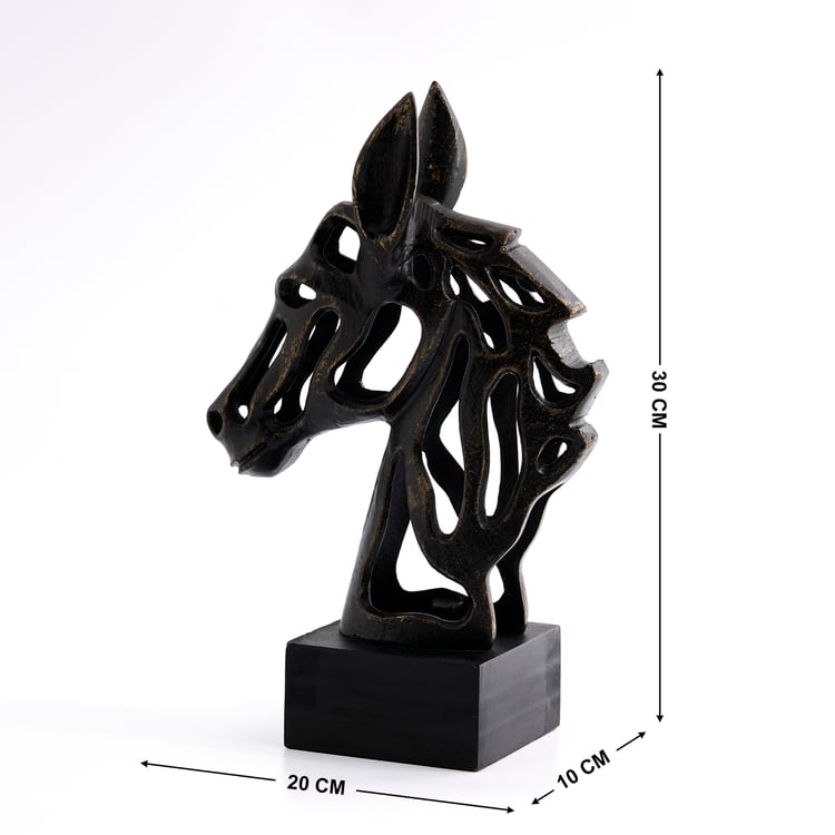 Mineral Arbor Aluminium Horse Figurine