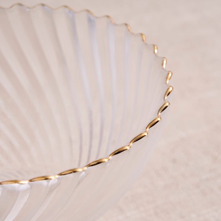 Signature Serve Swirl Set of 4 Glass Ice Cream Bowls - 280ml