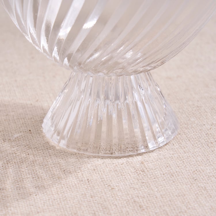 Signature Serve Swirl Set of 4 Glass Ice Cream Bowls - 280ml