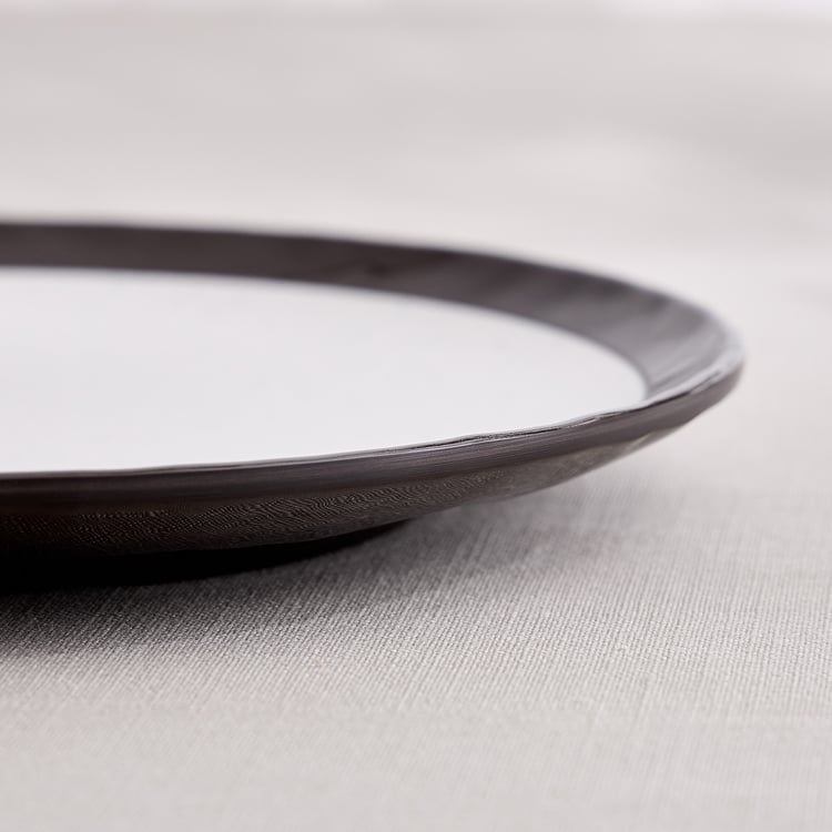 Medows Solid Cedar Melamine Dinner Plate - 26cm