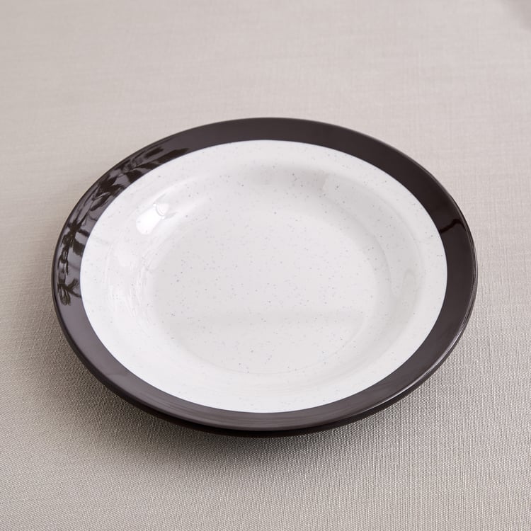 Medows Solid Cedar Melamine Deep Dish - 23cm