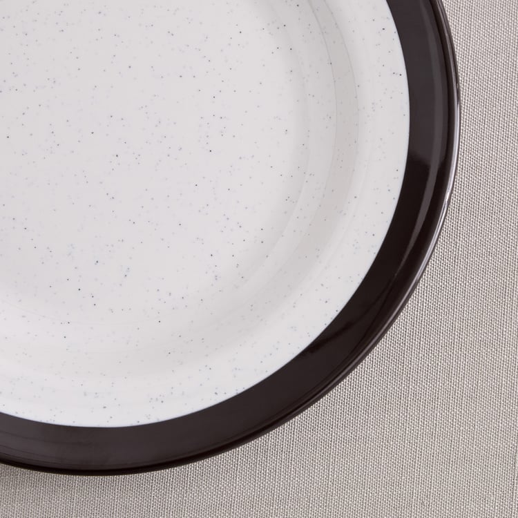 Medows Solid Cedar Melamine Deep Dish - 23cm