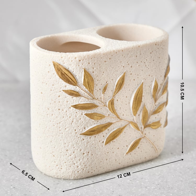 Opulance Garnet Polyresin Tooth Brush Holder