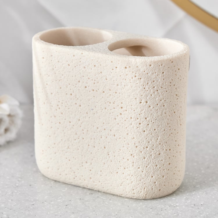 Opulance Garnet Polyresin Tooth Brush Holder