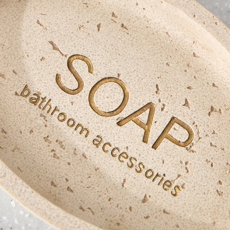 Opulance Garnet Text Polyresin Soap Dish